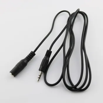 10pcs 3,5 mm Mužov a Žien Stereo Slúchadlá Audio Predlžovací Kábel Adaptéra MP3 PC 1,5 m