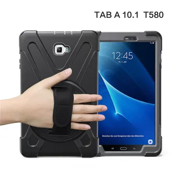 Pre Samsung Galaxy Tab A A6 10.1 2016 T585 T580 Prípade Heavy Duty Armor Shockproof Stojan, Kryt pre Samsung Tab a6 10.1