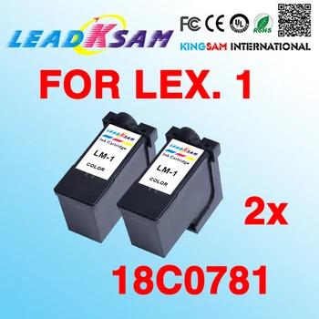 2x Leadksam Atramentové Kazety kompatibilné pre Lexmark 1 Č.1 X3470 X2300 X2310 X2330 X2350 X2470 X3330 X3370 Z730 Z735 X2730 X2735