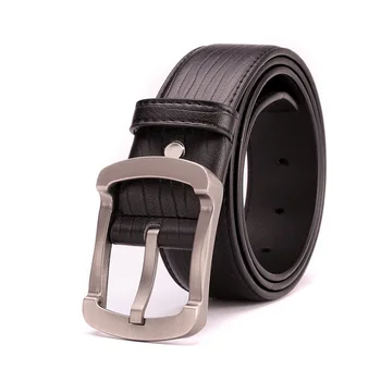 Pánske Vysoko Kvalitné Luxusné Značky Lacné Reálne Kožený Opasok Pin Pracky Čierna Business Nohavíc Popruh Cinturones Hombre Cinto