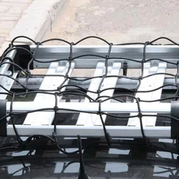 95X155Cm Auto Universal Čierna Strecha Batožiny Drobnosti Čistého Vrecka Cargo Čistý 10 Háčikov
