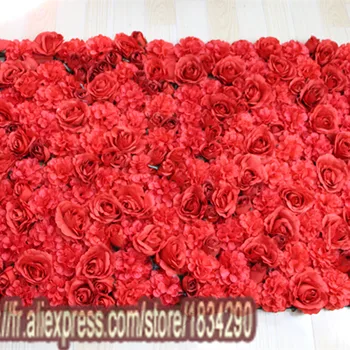 Horúce 10pcs/veľa červenej Umelého hodvábu rose daisy kvetinové steny svadobné pozadí dekorácie cesty vedú kvet Arch kvet TONGFENG