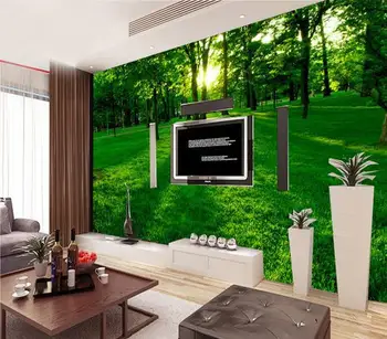 Vlastné 3d tapeta Veľký 3 d nástenná maľba TV steny v obývacej miestnosti gauč tapetu pozadia prírodné scenérie