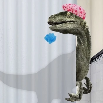 Krásne Kúpanie Dinosaura Tlač Sprchový Záves Nepremokavé Kúpeľňa Opony Kúpeľňa so Sprchou Príslušenstvo Dekor Vaňa Opony 180X200C