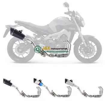 Motocykel Výfukových Šál Strede Rúry Celý Systém Yamaha MT09 FZ09 ROKY 2013-2018 MT09 SP 2017-2019 Tracer 900-2019 Výfuku