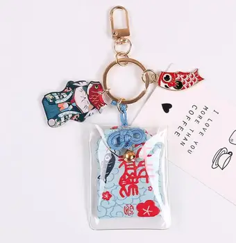 1 ks nový roztomilý Japonské anime šťastie mačka Lucky charm keychain príslušenstvo taška Prívesok obrázok Hračky pre deti darček