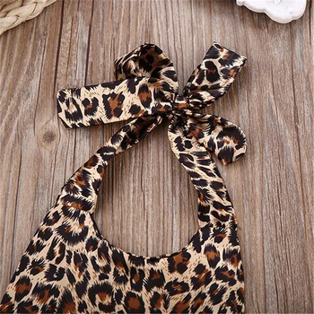 Leopard Kombinézu Detské Oblečenie V Pohode Baby Dievčatá Pôvodné Kombinézach Vyhovovali Set Telo Bebe Jumpsuit Letné Štýl