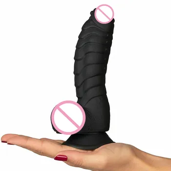APHRODISIA Realistické Silikónové Dildo, Bezpečné a Mäkkého Materiálu Vaginálne G-Spot s Prísavkou pre Hands-Free Play Realisticky sexuálnu Hračku,