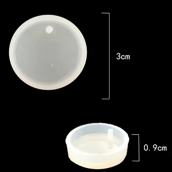 5 ks kvapka vody silikónové formy kruhové námestie oválne, obdĺžnikové, silikónové formy DIY proces epoxidové formy náhrdelník s príveskom, silikónové formy