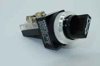 Prepínač otočný spínač gombík prepínať dve alebo tri pozície štandard zvládnuť SB3(LA68K KS PB)-30XA211 30 mm