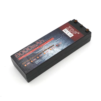 ZDF 2ks 7.4 V 2S 8000mah 100C prípade pevného lipo batérie