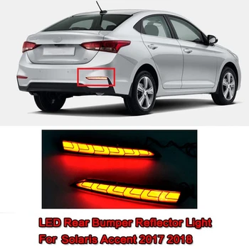 Pre Hyundai Solaris Prízvuk 2017-2020 Auto LED Zadné Hmlové Svietidlo Nárazníka Svetlo
