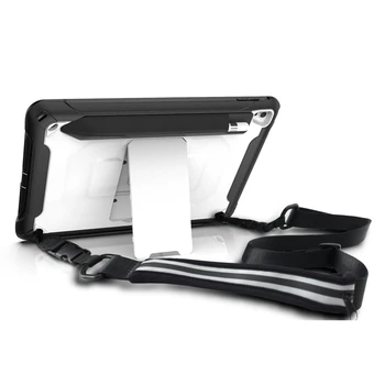 Pre iPad AIR2 9.7-Palcový Tablet PC Prípade TPU Shockproof Ochranný Zadný Kryt s Perom Slot Stojan Tabletu Prípade