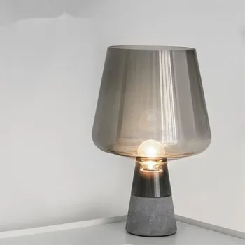 Nordic Moderný Minimalistický Stolové Lampy Pre Obývacia Izba Biele Sklo Loptu Tabuľka Svetlo Železa Statív Mliečna Kolo Loptu Stolná Lampa Na Čítanie