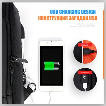 2020 Nových Obchodných Mužov Multifunkčné Módne Batoh, Veľká Kapacita USB Nabíjanie, Vodotesná Cestovné Tašky 17 Palcový Notebook Bag Vak