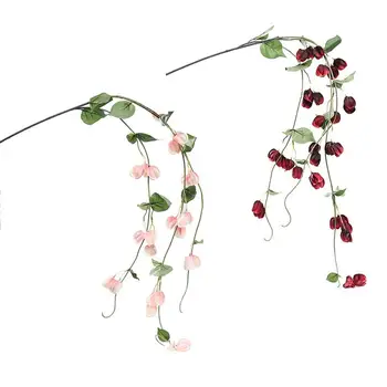 Svadobná Výzdoba Umelý Kvet Vína Závesné Ratanové Nevesta Kvety, Veniec Pre DIY Narodeniny Doma Záhradné Párty Dekorácie