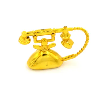 2 KS 5 cm Bábika Mini Retro Telefón Pre domček pre bábiky Bábiky Domácej Scéne Hrať Dom Dievčatá Módne Dary