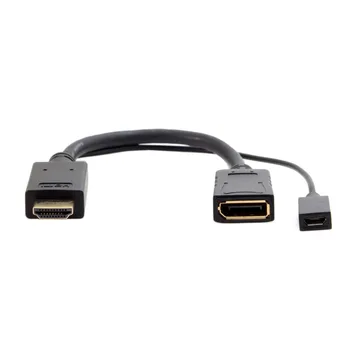 0,2 M HDMI Zdroj samec na Display Port Žena DisplayPort DP Umývadlo 4K 2K Video Kábel pre PC, Notebook, Monitor 20 cm