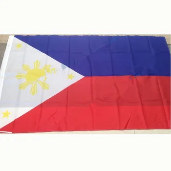 Doprava zadarmo Filipínsky Vlajka NOVÉ Polyester Filipíny Vlajka 3x5 ft Vlajkou Filipíny 90x 150 cm Filipíny Národnej Vlajky