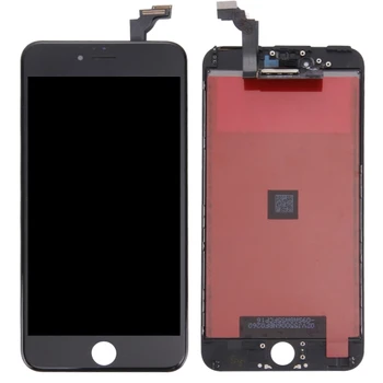 3 v 1 LCD Displej pre iPhone 6 Plus LCD (+ Rám + Dotykový panel) Digitalizátorom. Montáž Čierna a Biela farba