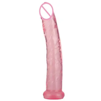 Realistické Dildo sexuálne hračky pre ženy G-spot Vibrátor Masér Dildo Crystal Silné prísavky Umelý Penis Análny Zadok Plug hračka