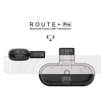 USB Typu C Vysielač Bluetooth Stereo Audio Príslušenstvo Pre Nintend Prepínač NS PS4 Herné Headset Adapter Converter, Bezdrôtové