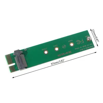 PCI-E 3.0 1x do NGFF M-key M. 2 NVME AHCI SSD Karty Adaptéra pre XP941 SM951 PM951