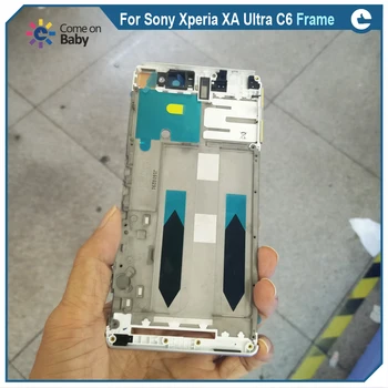 Poriafl Najlepšia kvalita Pre Sony Xperia XA Ultra C6 F3215/16/12 F3211 LCD Predný Rám Rám Strednej Bývanie Doska Opravy Dielov