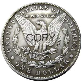 HB(66)NÁS Hobo 1891 Morgan Dolár Strieborné Pozlátené Kópie Mincí
