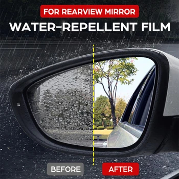 Úplné Pokrytie Anti Fog Film Rainproof Spätné Zrkadlo pre Volkswagen VW Caddy 2K 2003~Ochranné Fólie na Auto Nálepky Príslušenstvo