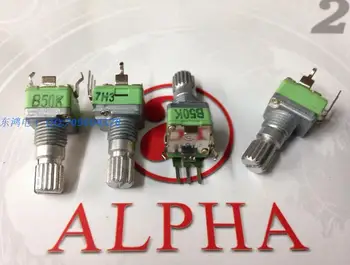 1pcs Taiwan ALPHA Alfa RK097 typ presnosť potenciometer, jeden B50K dĺžka hriadeľa 15 MM