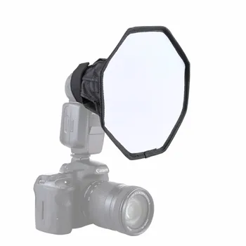 20 cm Univerzálny Skladací Octagon Bleskové Svetlo, Difúzor Speedlight Difúzor Softbox Mäkké Box pre Canon/Nikon/Sony/Olympus