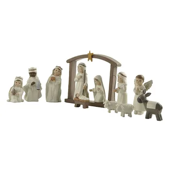 Vianočné Betlehemom Náboženské Dekor Socha Socha, Regálové Dekor Akcenty, Cirkvi, Dekoračné Figúrky Miniatúr