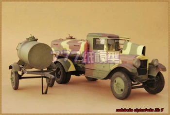 ZIS-5 Truck Vojenského Vozidla Papierový Model DIY Kreatívny Darček 3D Papier Model Detí, Dospelých, Vzdelávacie Hračky
