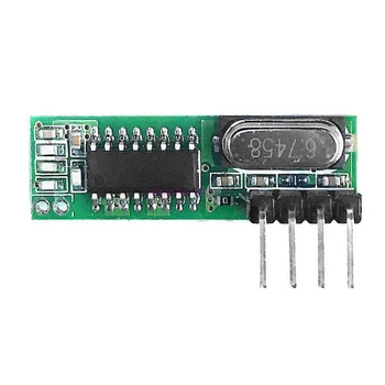 Dhl alebo fedex 200pcs 433 Mhz Superheterodyne RF Prijímač a Vysielač Modul Pre Arduino uno Bezdrôtového modulu Diy Sady