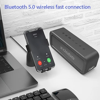 Prenosný Bluetooth Reproduktor 5.0 IPX7 40W TWS Bezdrôtový Reproduktor pre Vonkajšie Domov Bar PartyTravel Pláži Sprcha Turistika