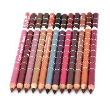 12Pcs Ženy Matný Nepremokavé Kozmetické Rúž Lip Liner Pero, Ceruzka Nastaviť Rôzne Farby Make-up Kit