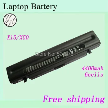 6-buniek X15 Notebook Batéria Pre Samsung X25 X50 X20 X30 NX30 M40 notebook batérie