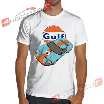 2020 Nové Letné Cool Tričko Americkej auto fanúšikov GT40 MKII Racings T-Shirt Biela alebo Šedá Bavlna Tee tričko