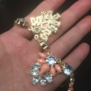 Luxusné Drahokamu Náhrdelník Darčeky pre Ženy Robustný Gotickej Módy Boho Príslušenstvo Šperky Zlaté Reťaze Vyhlásenie Prívesok Náhrdelníky