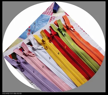 Open-end 70 cm size5 plastové živice zips farebné fialová, ružová, oranžová, žltá používa na kabát oblečenie DIY tašky, obuv, bytový textil