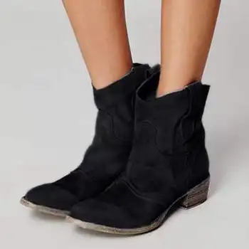 Nové módne dámske semišové topánky 2021 zimné dámske dámske členkové topánky ležérne topánky