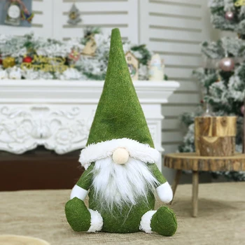 Vianočné Anonymný Bábika Vianočné Dekorácie Pre Domov Netkanej Textílie Plyšové Ornament Noel Navidad Natal Nový Rok 2021 Kerst