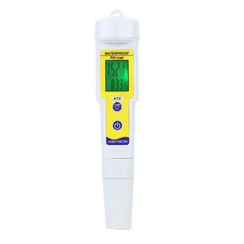 Profesionálny Mini Pen-Type Kvality Vody Analýzy Zariadenie Vysokej PH Meter Automatické Opravy Nepremokavé Kyslosť Meter