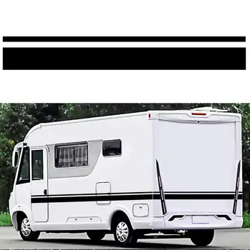 5 ks Karavan Pruhy Samolepky Camper Van Horsebox Caravan RV nálepky