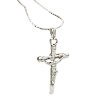 Ježiš Kríž Kríž Prívesok Náhrdelník Šperky pánske Retro Náhrdelník Pre Mužov