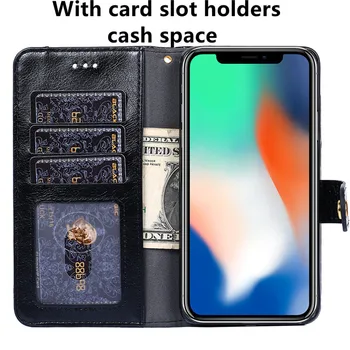 PU kožené multifunkčná peňaženka telefón prípade držiteľa karty pre Umidigi S5 Pro/Umidigi S3 Pro telefón vaku stojan závesu fundas coque