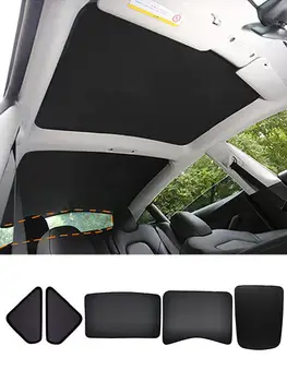 Auto Strechy Strešné Okno Slnečná Clona Interiéru Protislnečnú Ochranu Pred Slnkom V Tieni Tesla Model 3 Strecha Strešné Okno Odtiene Chránič Hot