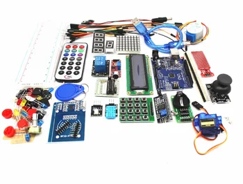 Inovovaný Rozšírená Verzia Starter Kit RFID učiť Suite Súpravou, LCD 1602 pre Arduino UNO R3