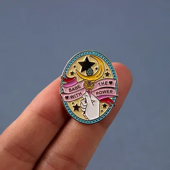 Cartoon Smalt Pin Preklopke Kolíky Odznak Brošňa